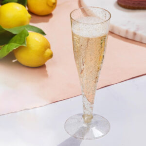 Custom Disposable Clear Champagne Flutes for Parties Weddings Mimosa Bars Plastic Wine Cups Toasting Glasses With Mimosa Glasses