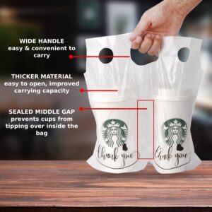 Custom Logo PE Plastic Cups Single Cup Coffee Packaging Bag for Cold Juice Milk Takeaway for Coffee Other Beverages