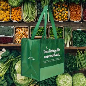 Customized Eco-Friendly Plastic Shopping Bags with Recycled Handle for Business and Personal Gifts with Custom Logo
