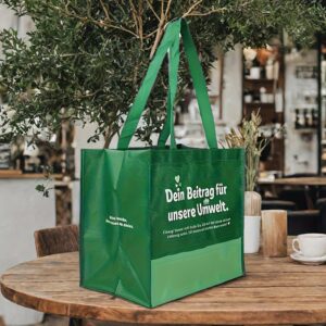 Customized Eco-Friendly Plastic Shopping Bags with Logo Recyclable Handle Gift Bag for Business Customers