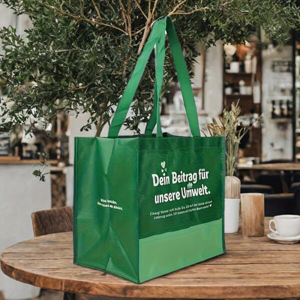 Customized Eco-Friendly Plastic Shopping Bags with Logo Recyclable Handle Gift Bag for Business Customers