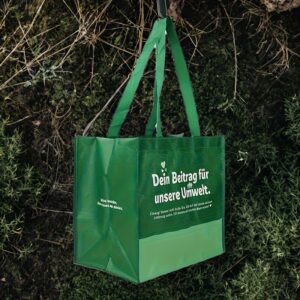 Customized Eco-Friendly Plastic Shopping Bags with Recycled Handle for Business & Gifts Features Customized Logo