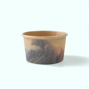 High Quality PET Transparent Disposable Paper Cups New Mini Desserts Container for Ice Cream Cake Mousse with Lids